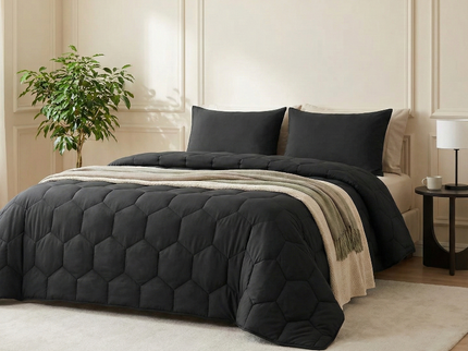 Easy Dekbed Zonder Overtrek - Antraciet