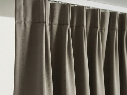 Gordijnen 100% Verduisterend - Haken - Taupe