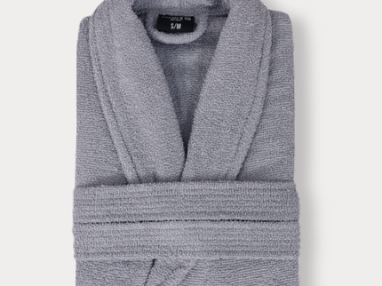 Luxe Badjas Bouclé - Grijs