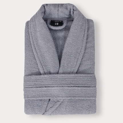 Luxe Badjas Bouclé - Grijs