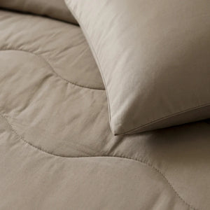 2-PACK: Kussenslopen Katoen Uni - Taupe