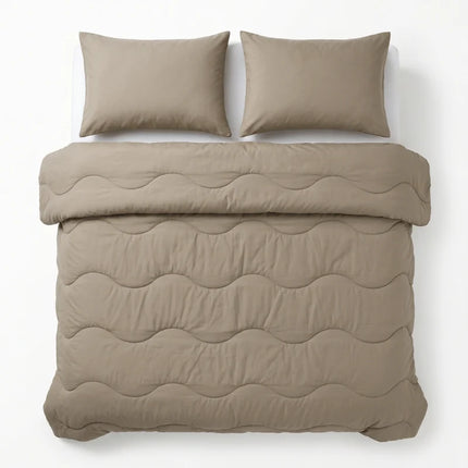 2-PACK: Kussenslopen Katoen Uni - Taupe