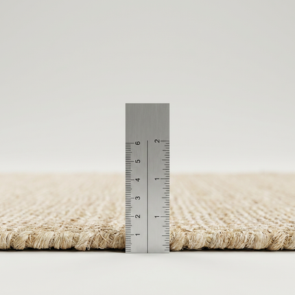 Handgeweven Jute Vloerkleed - Crème