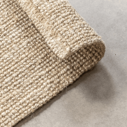 Handgeweven Jute Vloerkleed - Crème