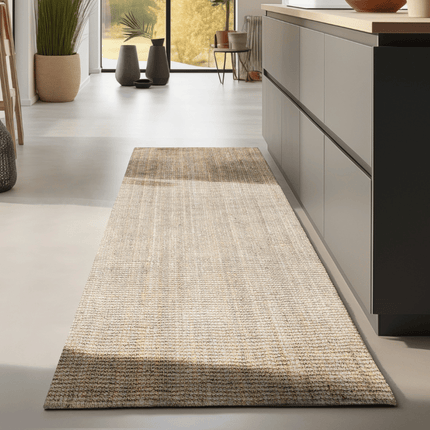 Handgeweven Jute Vloerkleed - Crème