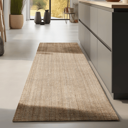 Handgeweven Jute Vloerkleed - Naturel