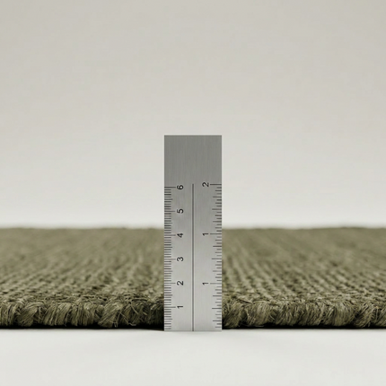 Handgeweven Jute Vloerkleed  - Groen