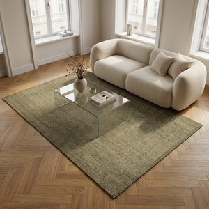 Handgeweven Jute Vloerkleed  - Groen