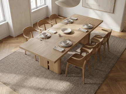 Handgeweven Jute Vloerkleed - Taupe