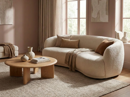 Handgeweven Jute Vloerkleed - Taupe