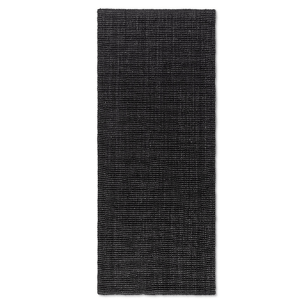 Handgeweven Jute Vloerkleed - Zwart