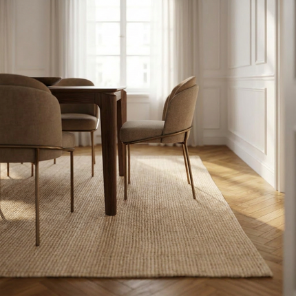 Handgeweven Jute Vloerkleed Rosalie - Creme