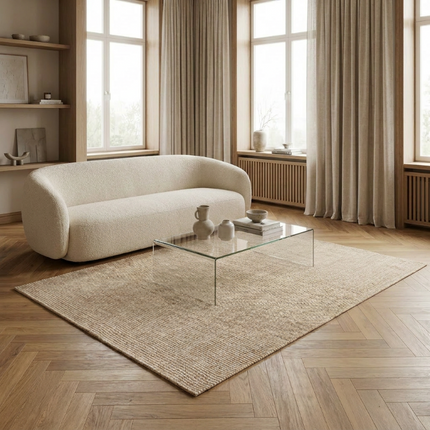 Handgeweven Jute Vloerkleed Rosalie - Creme