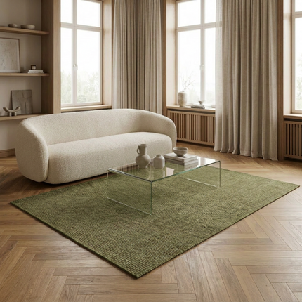 Handgeweven Jute Vloerkleed Rosalie - Groen