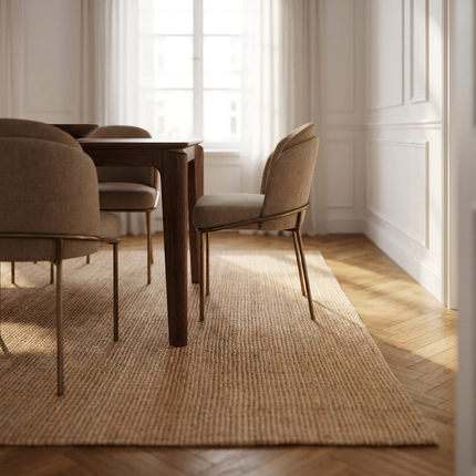 Handgeweven Jute Vloerkleed Rosalie - Naturel