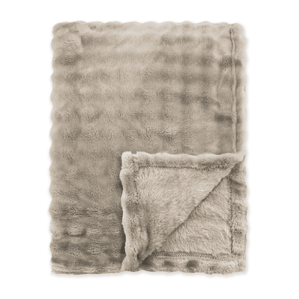 Bedsprei Ribbed Comfort - Taupe