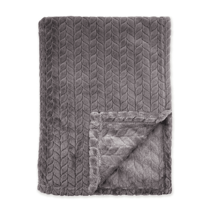Bedsprei Twill Touch - Antraciet