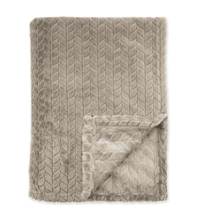 Bedsprei Twill Touch - Taupe