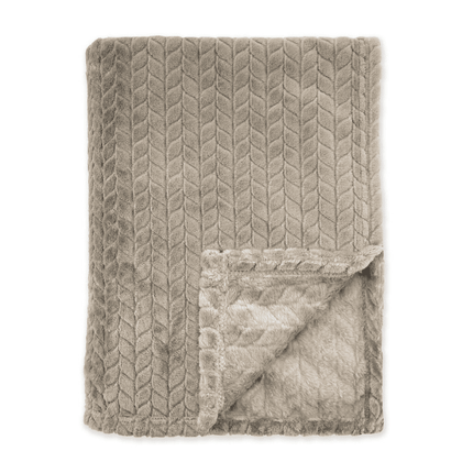 Bedsprei Twill Touch - Taupe