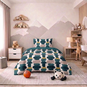 Kids Easy Dekbed Zonder Overtrek - Stacking Stones