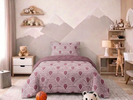 Kids Easy Dekbed Zonder Overtrek - Layered Rainbows