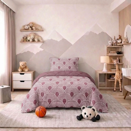 Kids Easy Dekbed Zonder Overtrek - Layered Rainbows