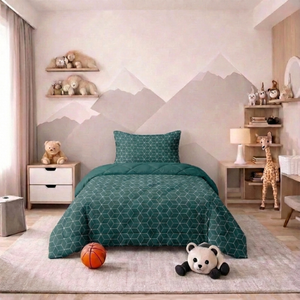 Kids Easy Dekbed Zonder Overtrek - Endless Hexagons