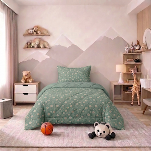 Kids Easy Dekbed Zonder Overtrek - Traditional Flower