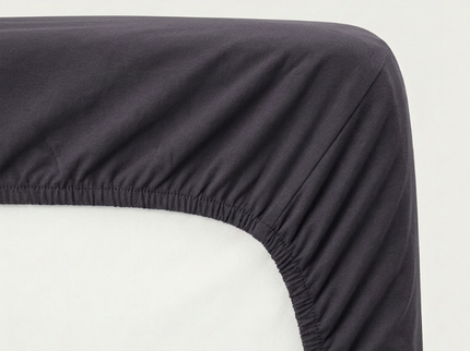 Hoeslaken - Katoen Jersey Stretch - Extra Hoog - Donker grijs