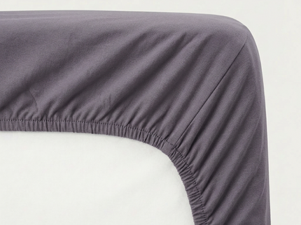 Hoeslaken - Katoen Jersey Stretch - Extra Hoog - Zilver grijs
