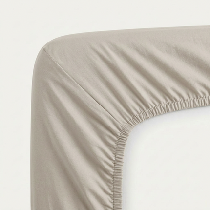 Topper Hoeslaken - Katoen Dubbel Jersey - Crème
