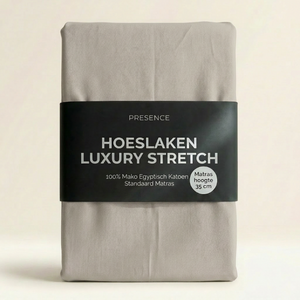 Hoeslaken - Mako Jersey Katoen - Crème