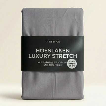 Hoeslaken - Mako Jersey Katoen - Taupe