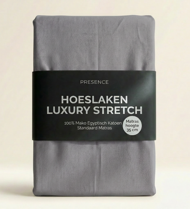 Hoeslaken - Mako Jersey Katoen - Taupe