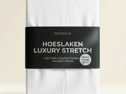 Hoeslaken - Mako Jersey Katoen - Wit