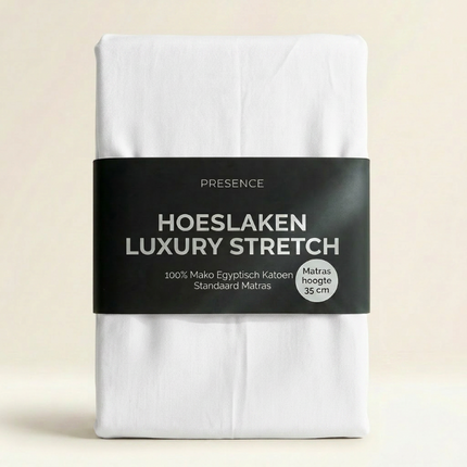 Hoeslaken - Mako Jersey Katoen - Wit