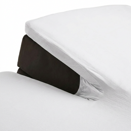 Splittopper Hoeslaken Katoen Flanel - Wit