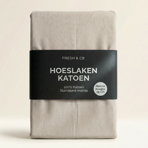 Hoeslaken Verkoelend - Katoen - Crème