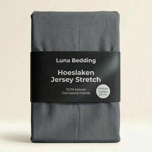 Hoeslaken - Jersey Stretch - Antraciet