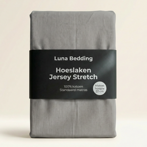 Hoeslaken - Jersey Stretch - Grijs