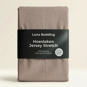 Hoeslaken - Jersey Stretch - Taupe