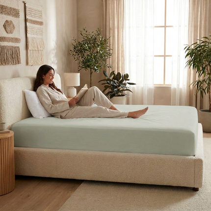 Hoeslaken Percale-Katoen