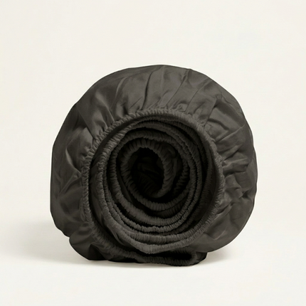 Topper Hoeslaken - Katoen - Truffel