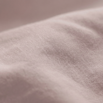 Hoeslaken percale katoen oud roze