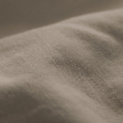 Hoeslaken percale katoen zand