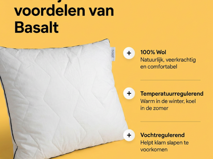 Hoofdkussen - 100% Australische Wol