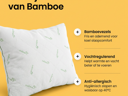 Hoofdkussen - Natural Bamboe