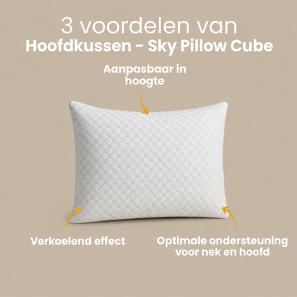 4-PACK Hoofdkussen - Sky Pillow - Cube