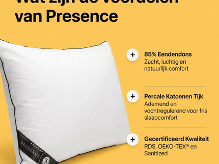 Hoofdkussen Dons - 100% Ganzendons