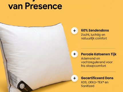 Hoofdkussen Dons - 60% Eendendons